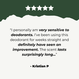 Natural Deodorant (3 Pack) Best Selling Scents