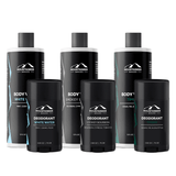 Body Wash & Deodorant Combo (3 Pack) Best Selling Scents