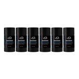 Six Mountaineer Brand Products Natural Deodorant 6-Pack sticks on a white background.