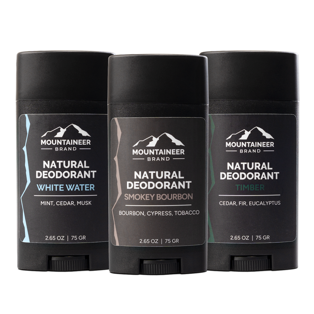 Natural Deodorant (3 Pack) Best Selling Scents