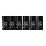 Six Mountaineer Brand Products all-natural black deodorant sticks on a white background.