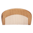 An all natural Mountaineer Brand Products Wooden Beard Comb on a white background.